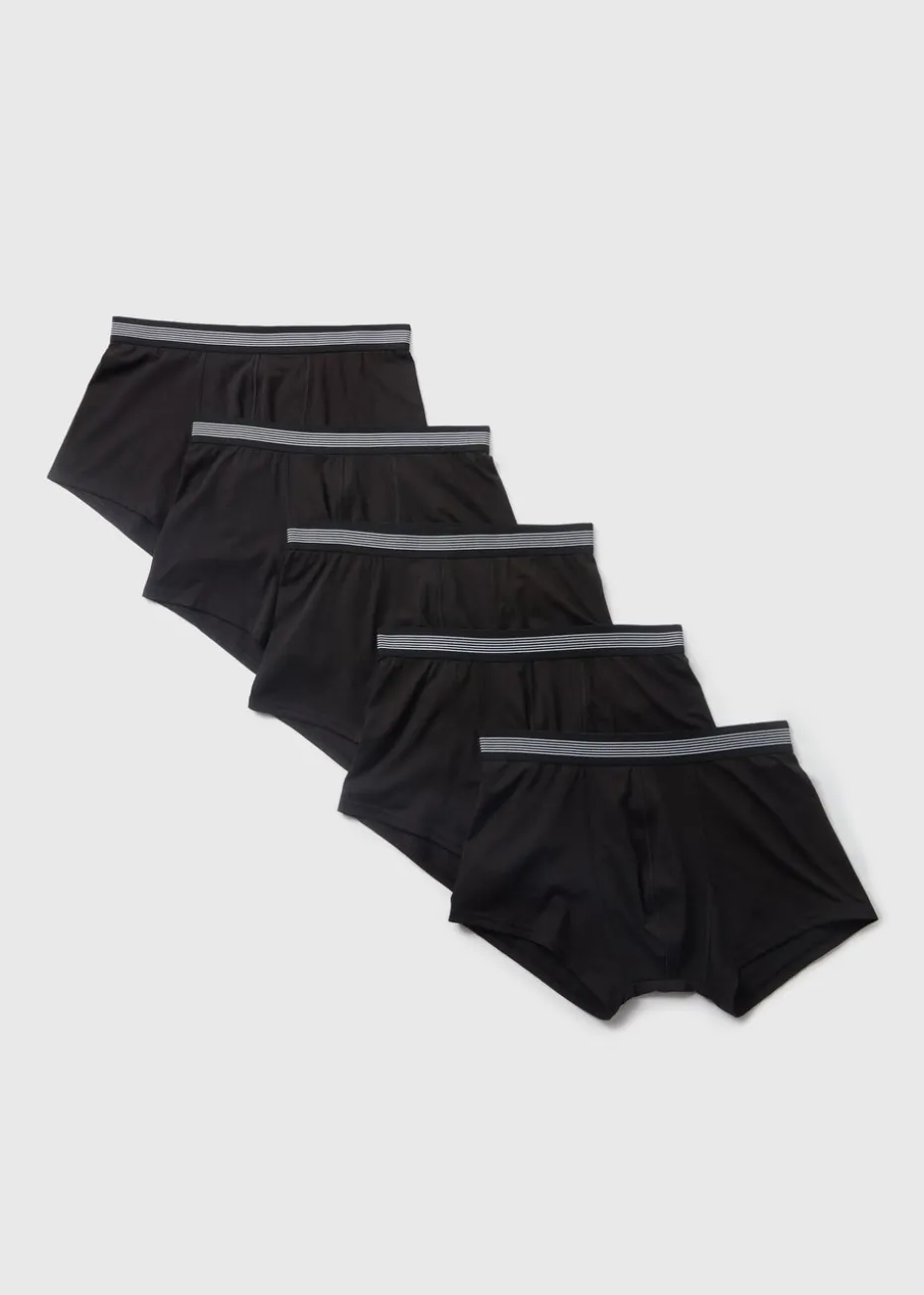 5 Pack Black Hipsters