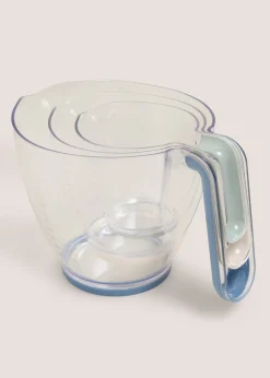 4 Pack Blue Snack Pots