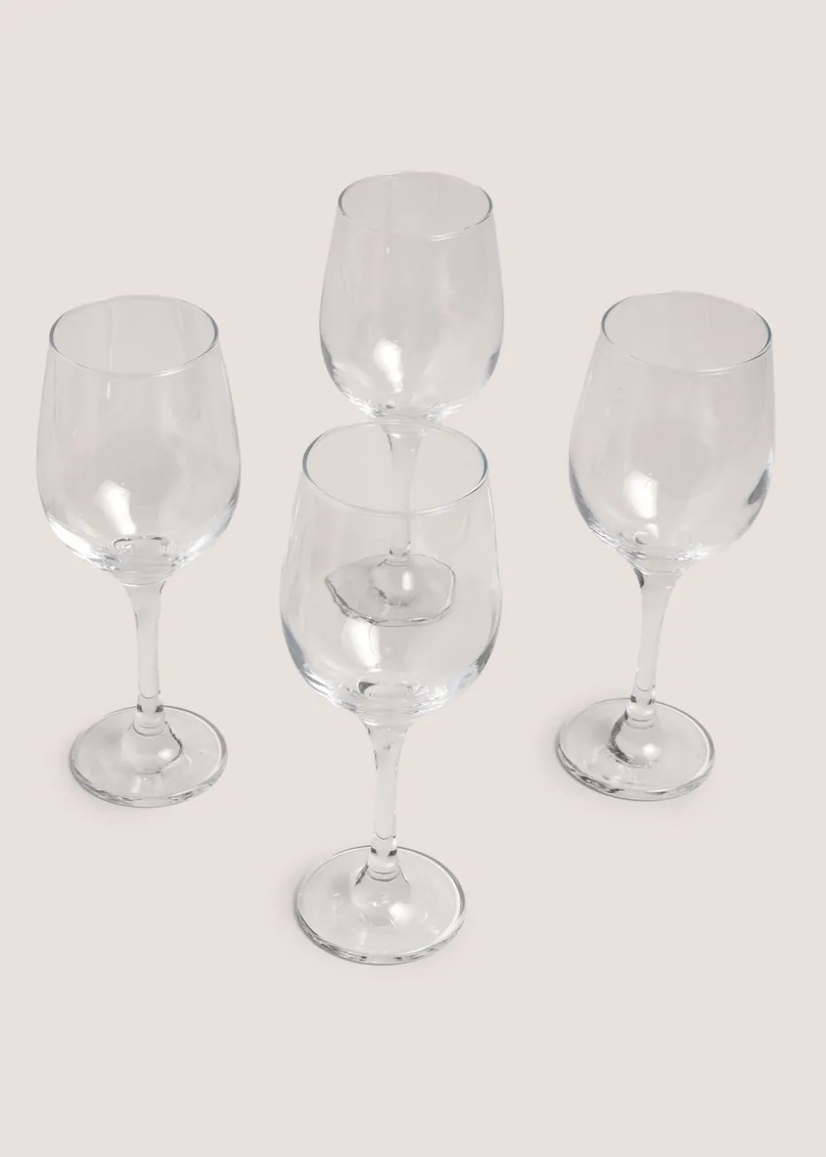4 Pack Long Glass Tumblers