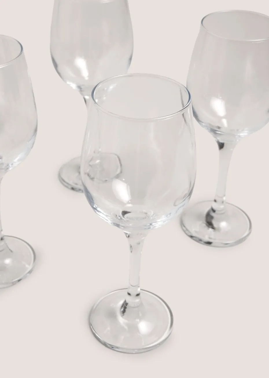 4 Pack Long Glass Tumblers