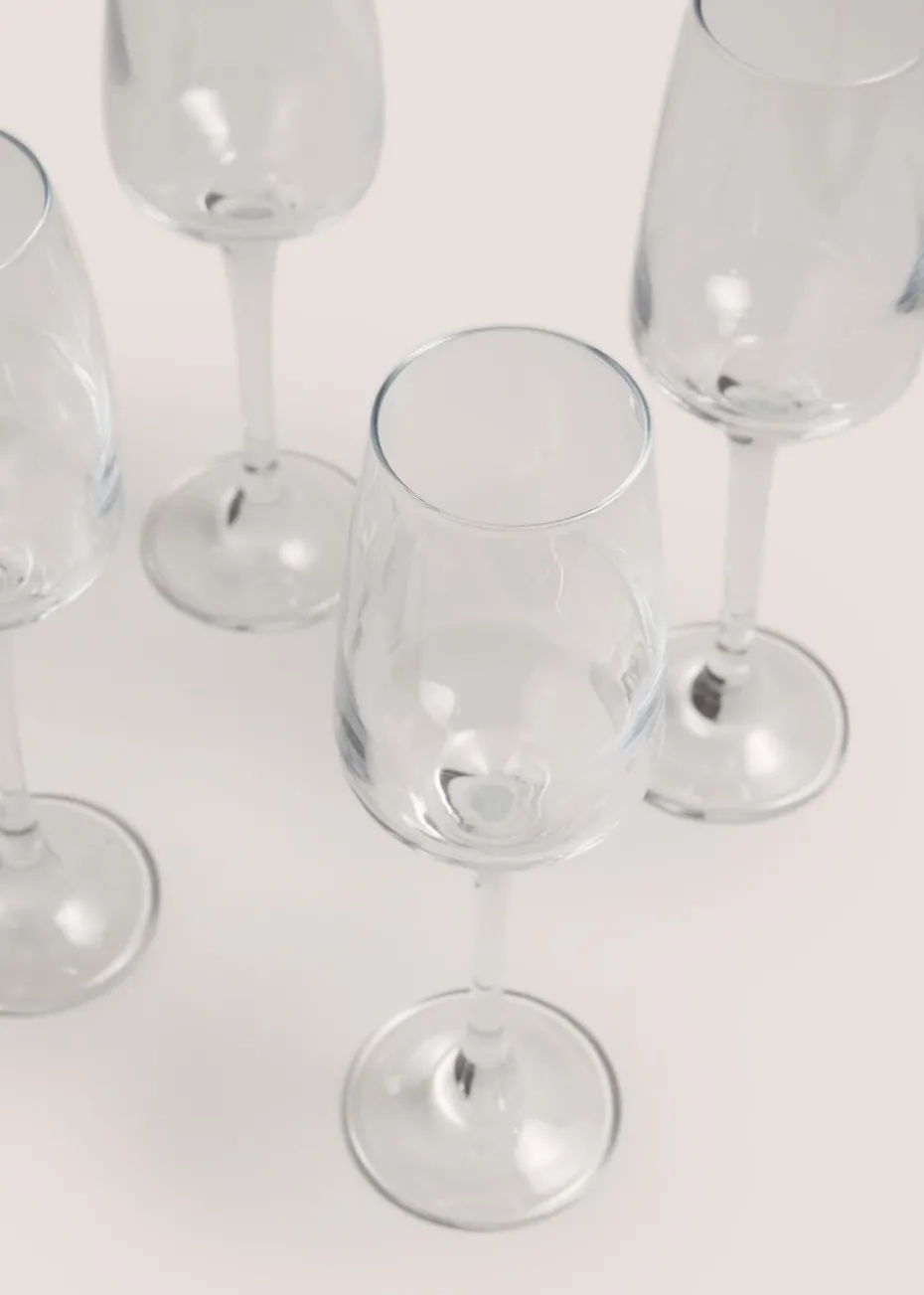 4 Pack Luna Champagne Flutes