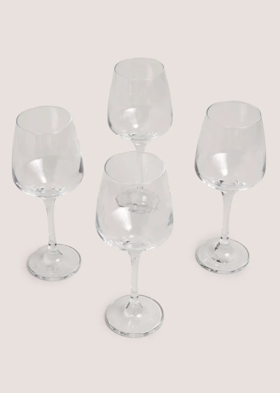 4 Pack Luna Champagne Flutes