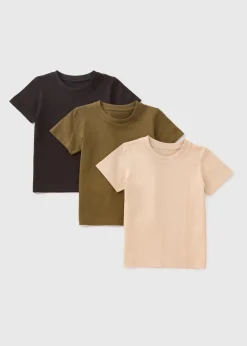 3 Pack Multicolour T-Shirts (1-7yrs)