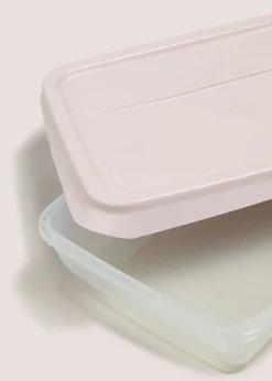 4 Pack Pink Snack Pots