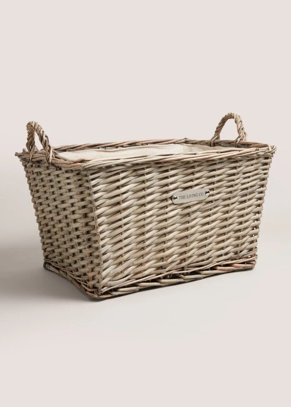 2 Piece Split Willow Basket Set