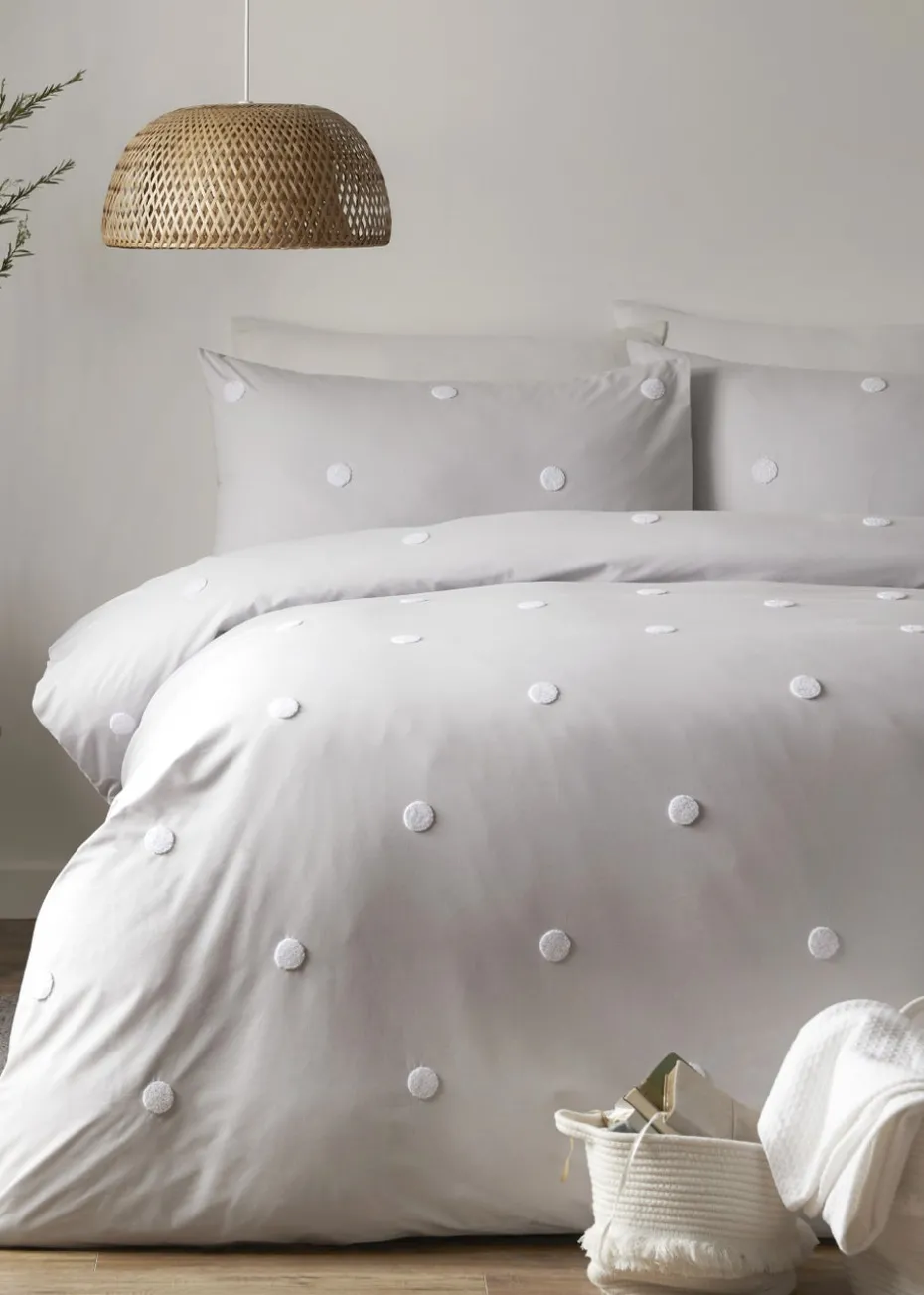 Appletree Dot Garden Metallic Duvet Cover Set