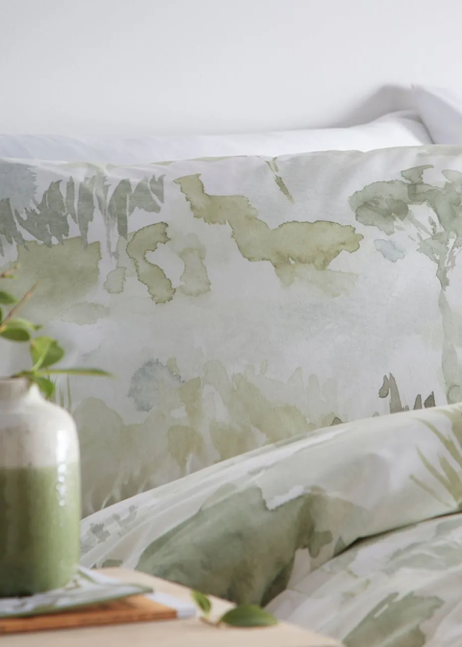 Appletree Loft Edale Green Duvet Cover Set