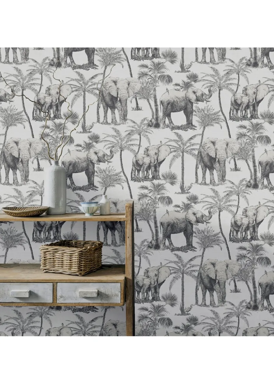 Arthouse Safari Elephant Charcoal