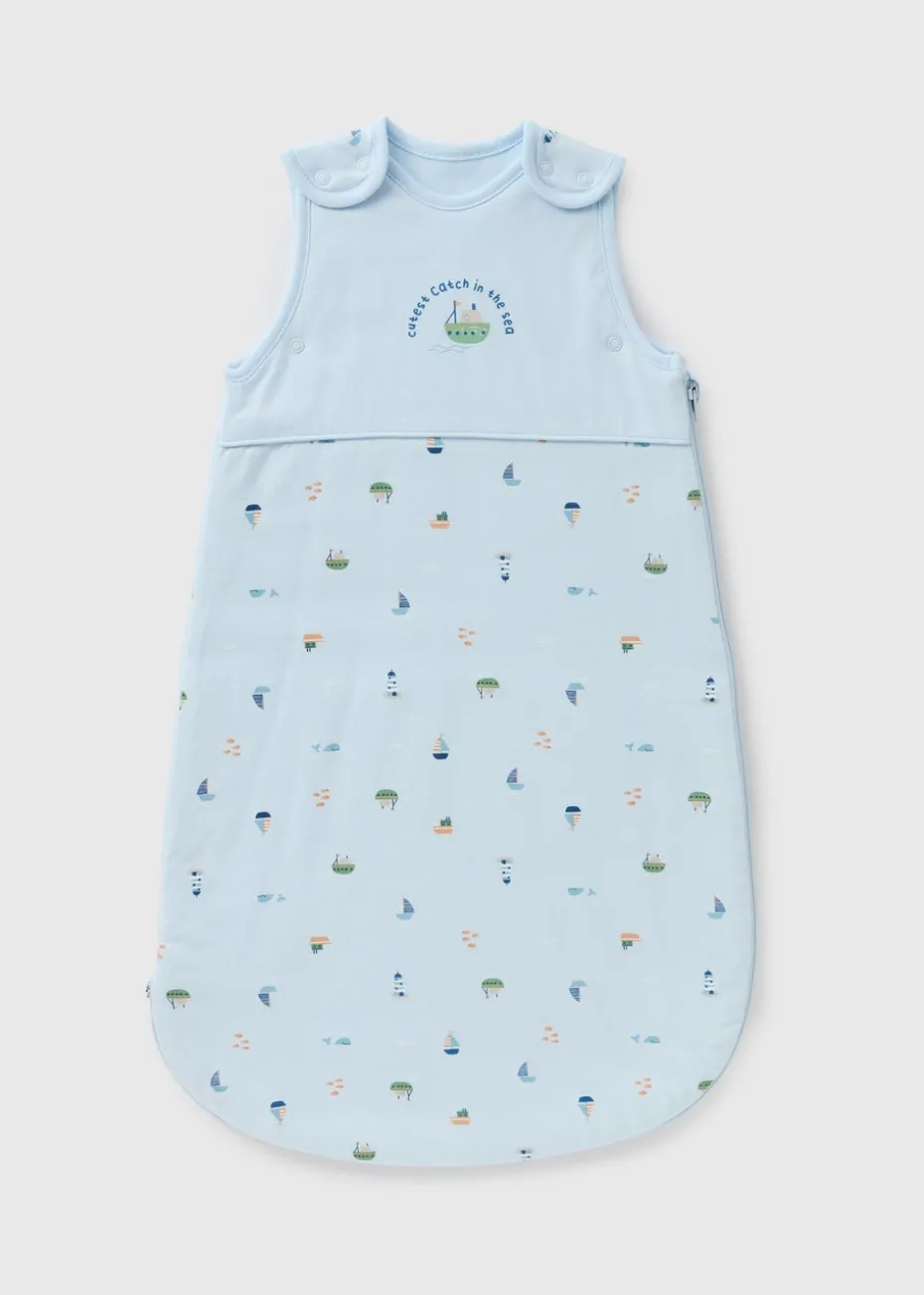 Baby Blue Boat Sleeping Bag (Newborn-23mths)