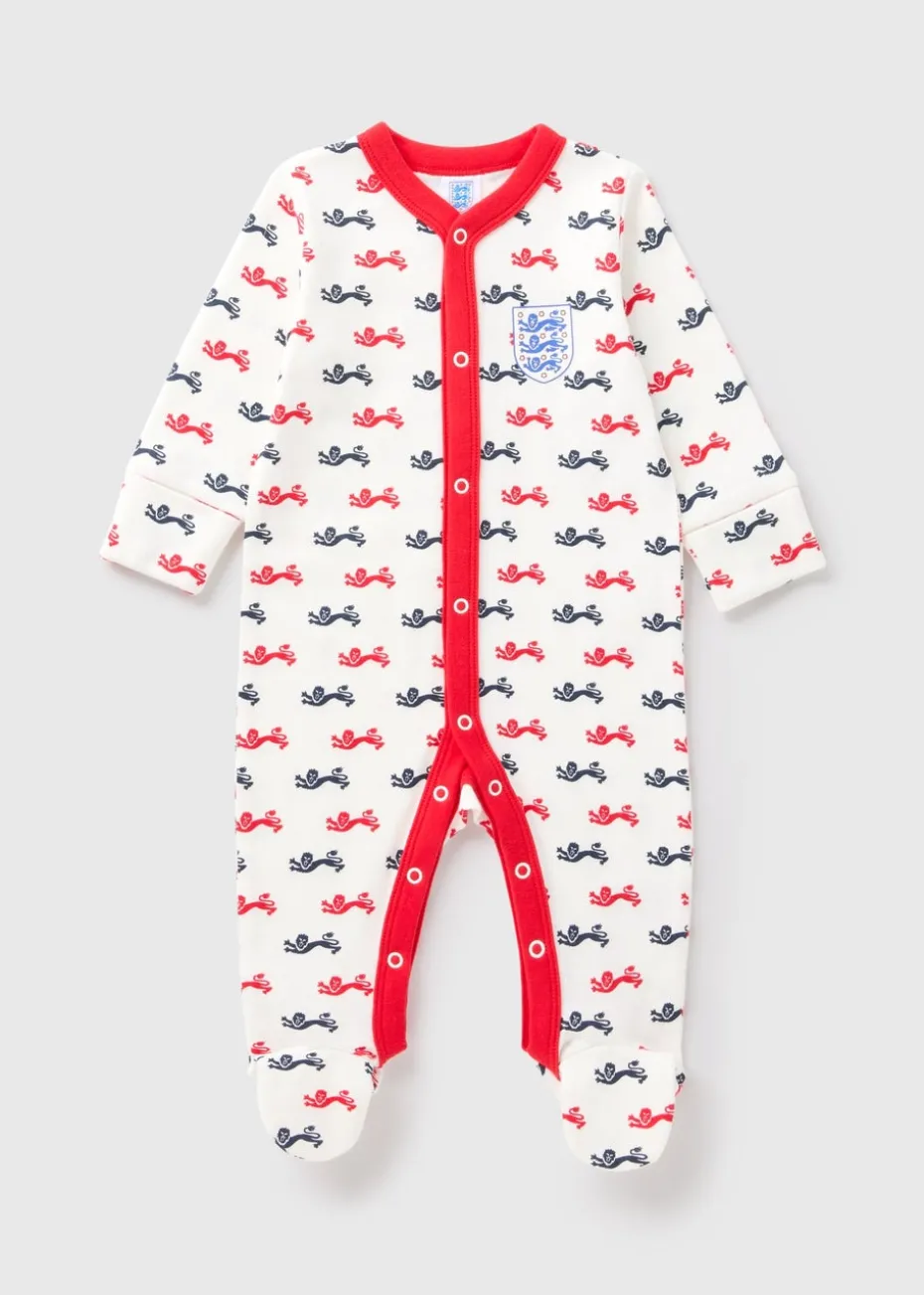 Baby England White Sleepsuit (Newborn-18mths)