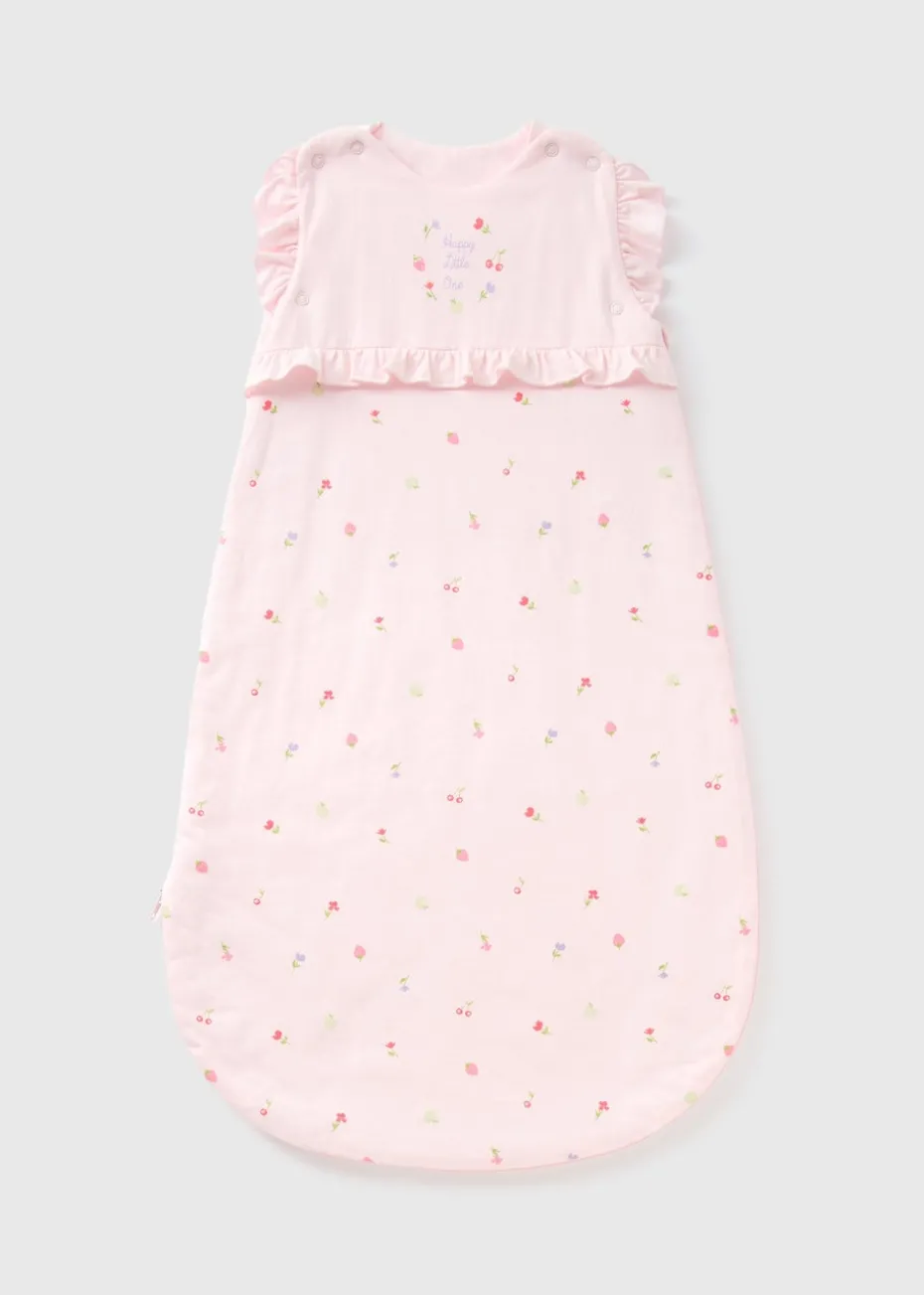 Baby Pink Fruit Sleeping Bag