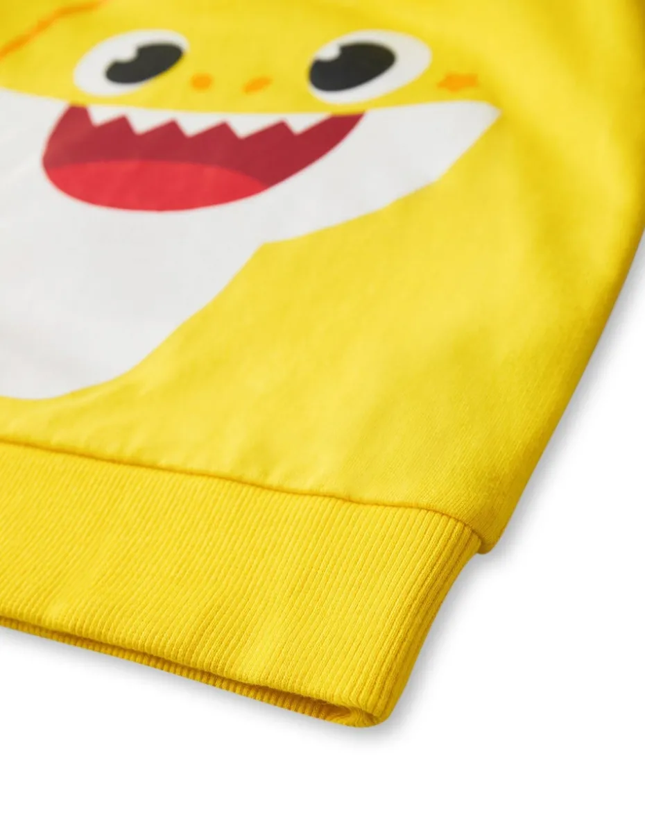 Baby Shark Unisex Kids Yellow Stay Cool Hoodie (12 Months-6 Years)