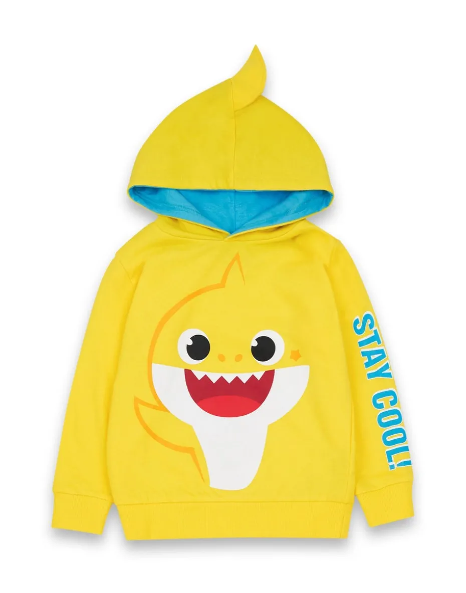 Baby Shark Unisex Kids Yellow Stay Cool Hoodie (12 Months-6 Years)