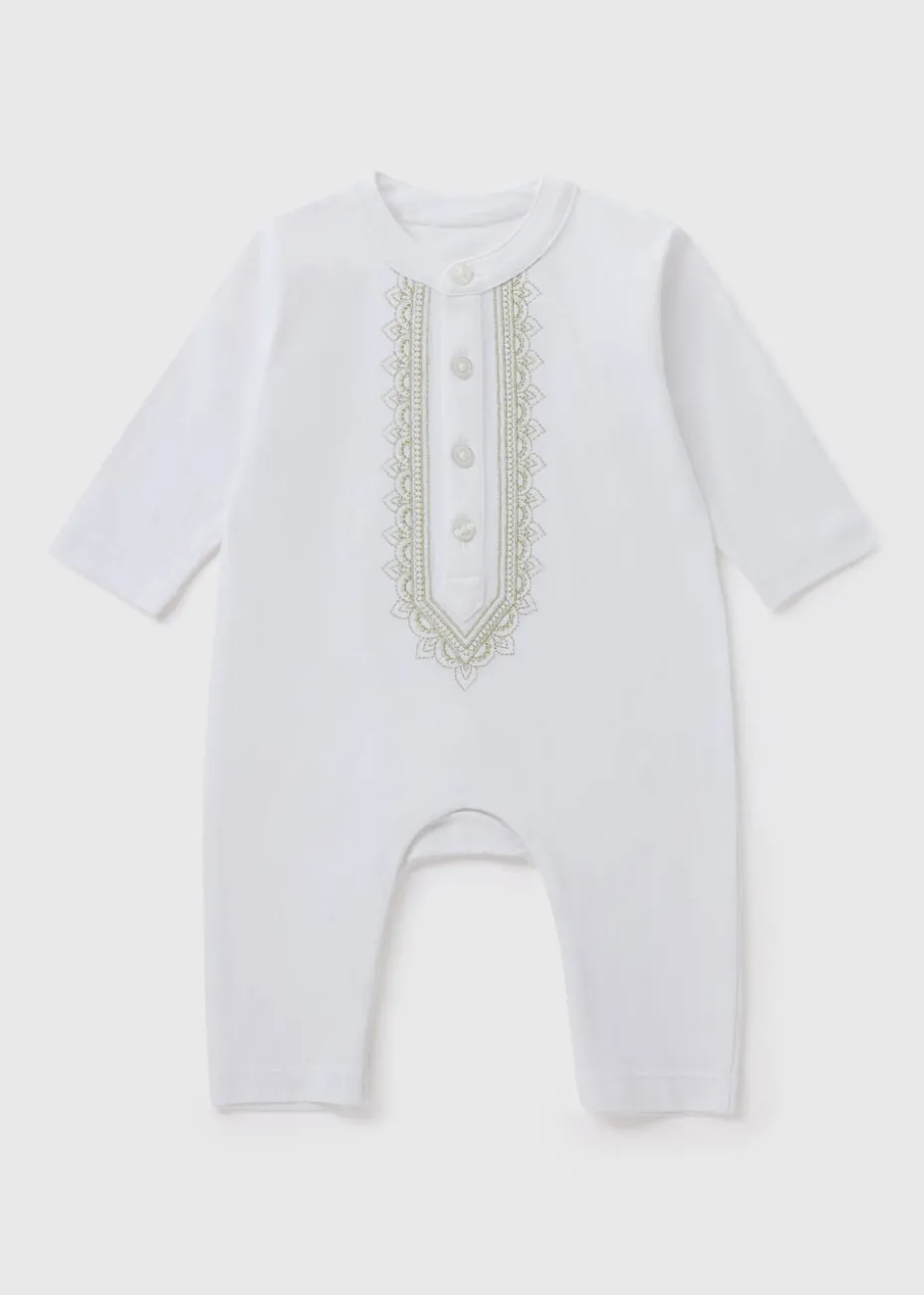 Baby White Eid Romper (Newborn-23mths)