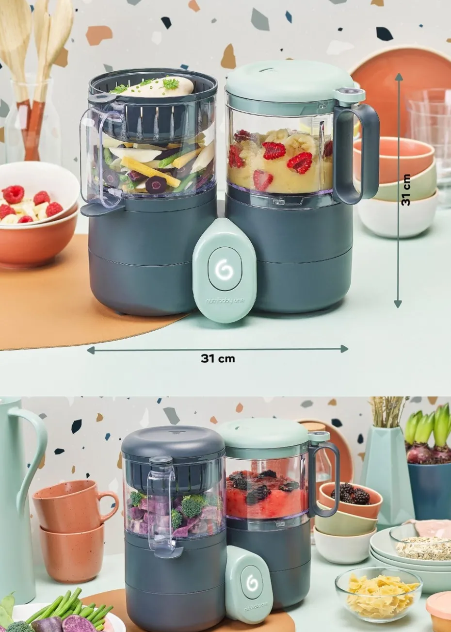 Babymoov Grey Nutribaby One Multifunctional Baby Food Maker