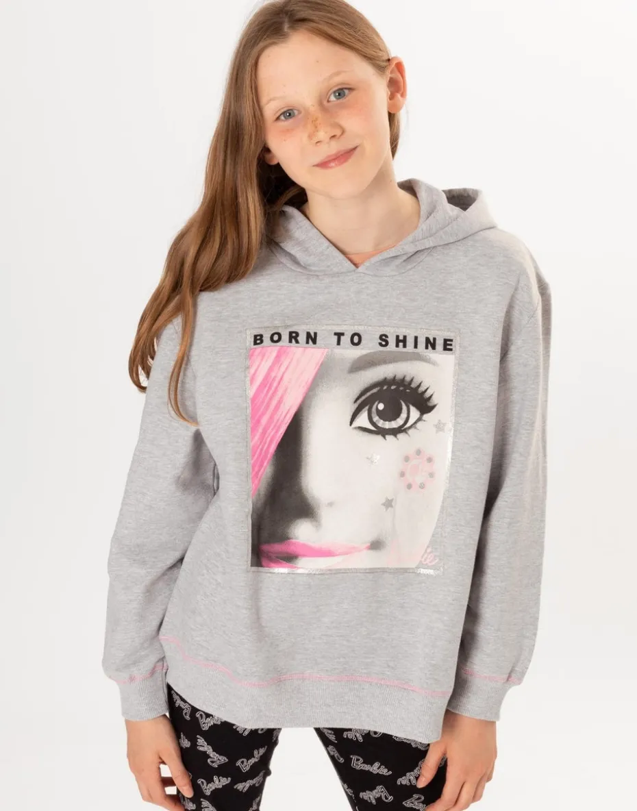 Barbie Girls Grey Hoodie and Legging Set (3-12 Years)