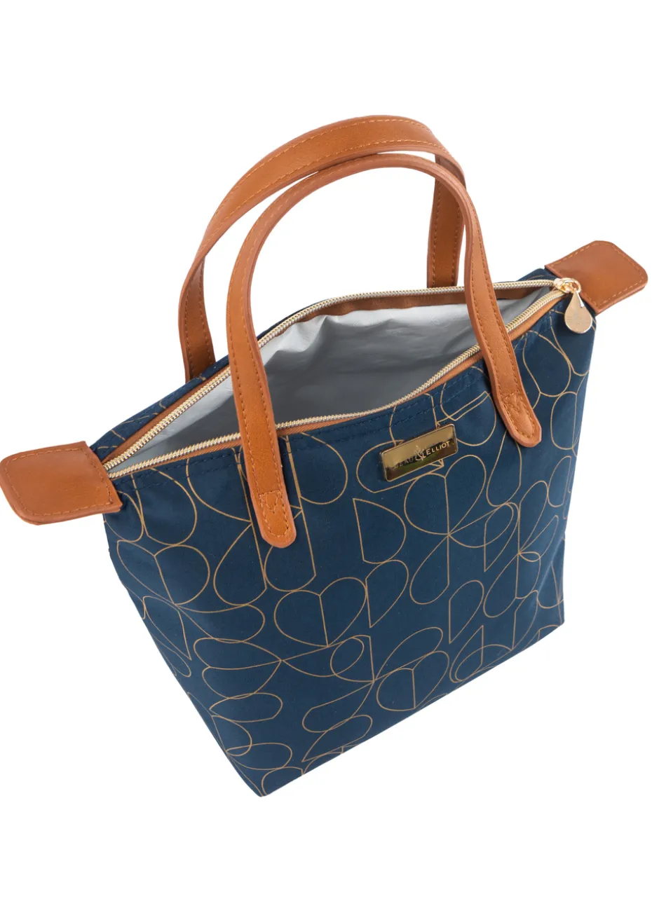 Beau & Elliot Navy Brokenhearted Luxury Lunch Bag & Bottle