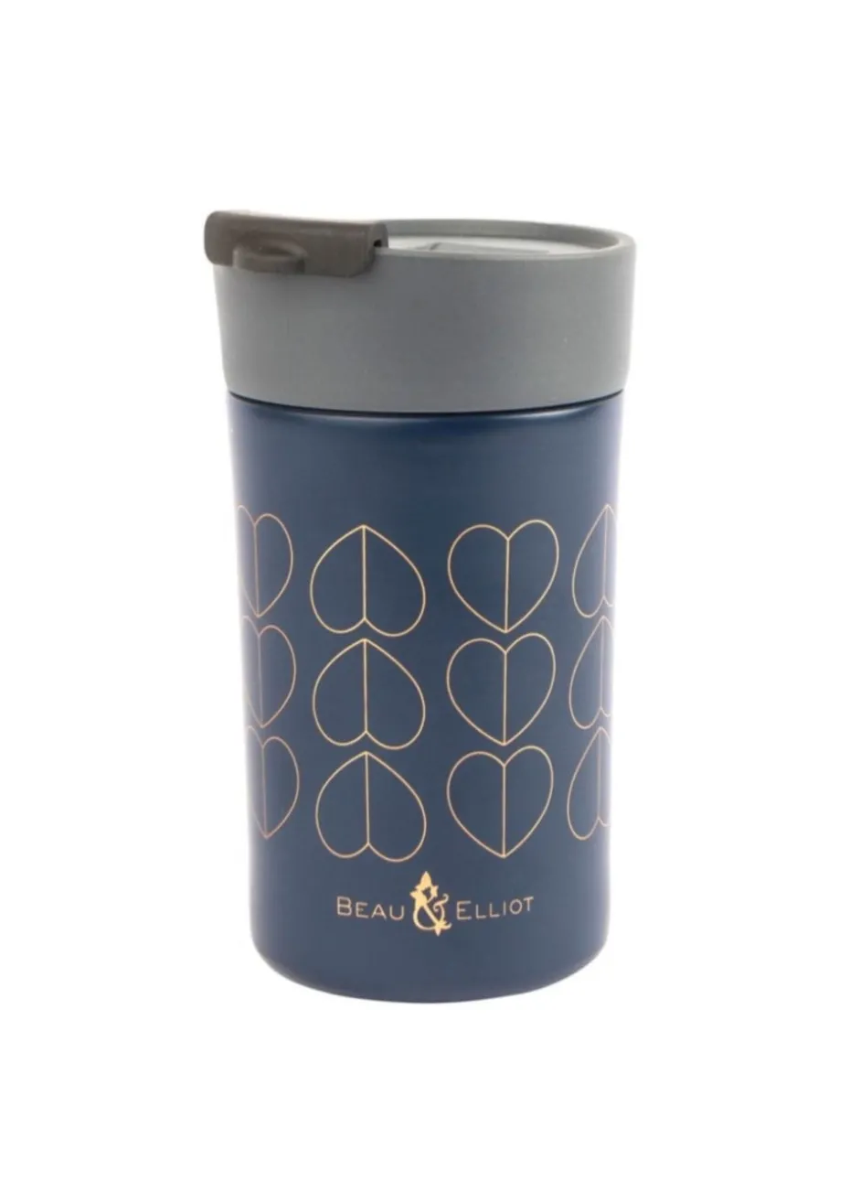 Beau & Elliot Navy Brokenhearted Convertible Lunch Bag & Travel Mug