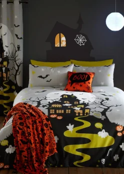 Bedlam Halloween Haunted House Duvet Cover Set