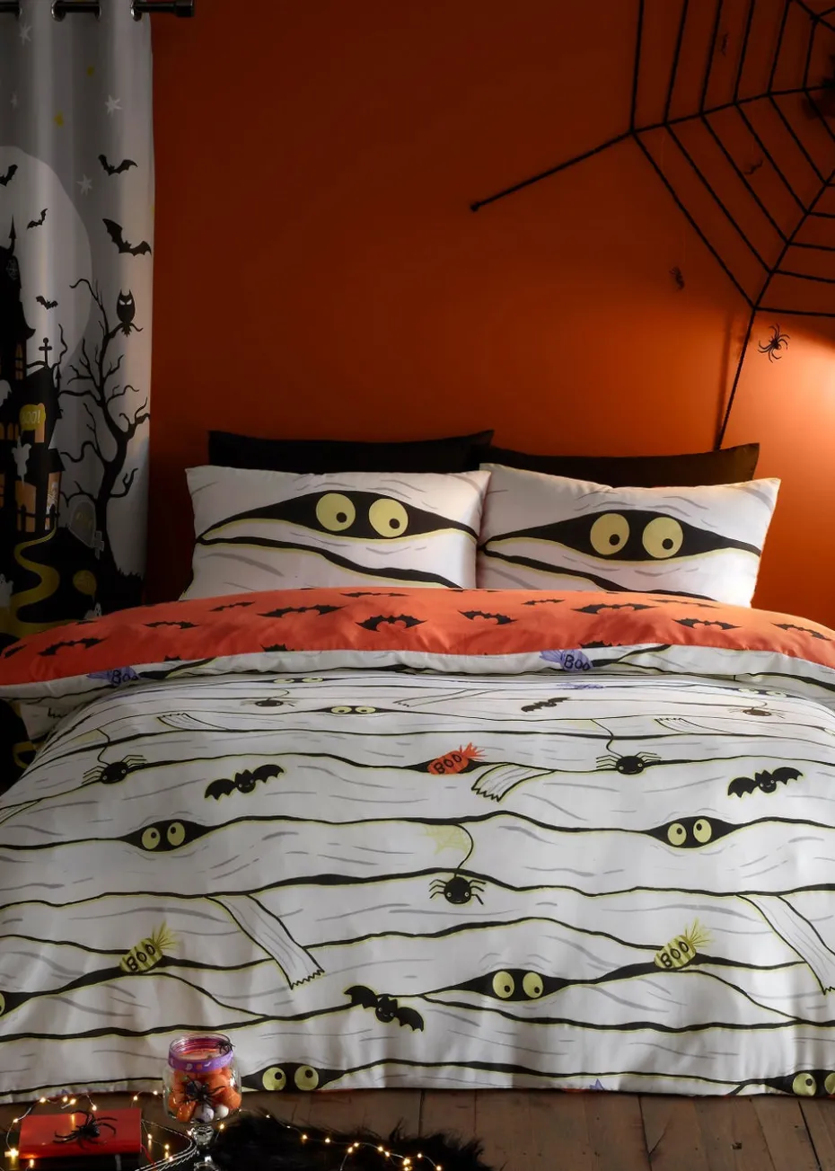Bedlam Halloween Mummy Duvet Cover Set