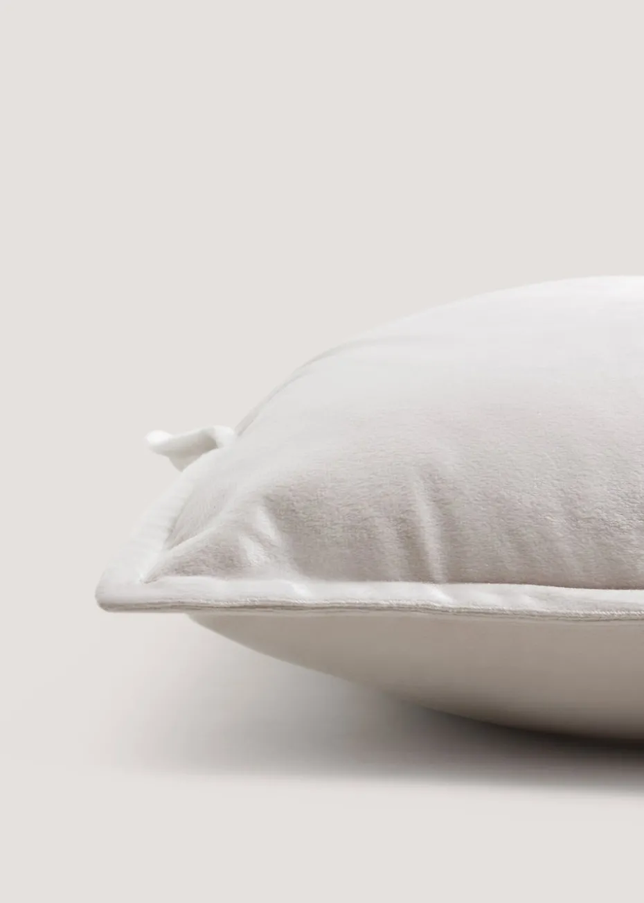 Beige Velvet Cushion