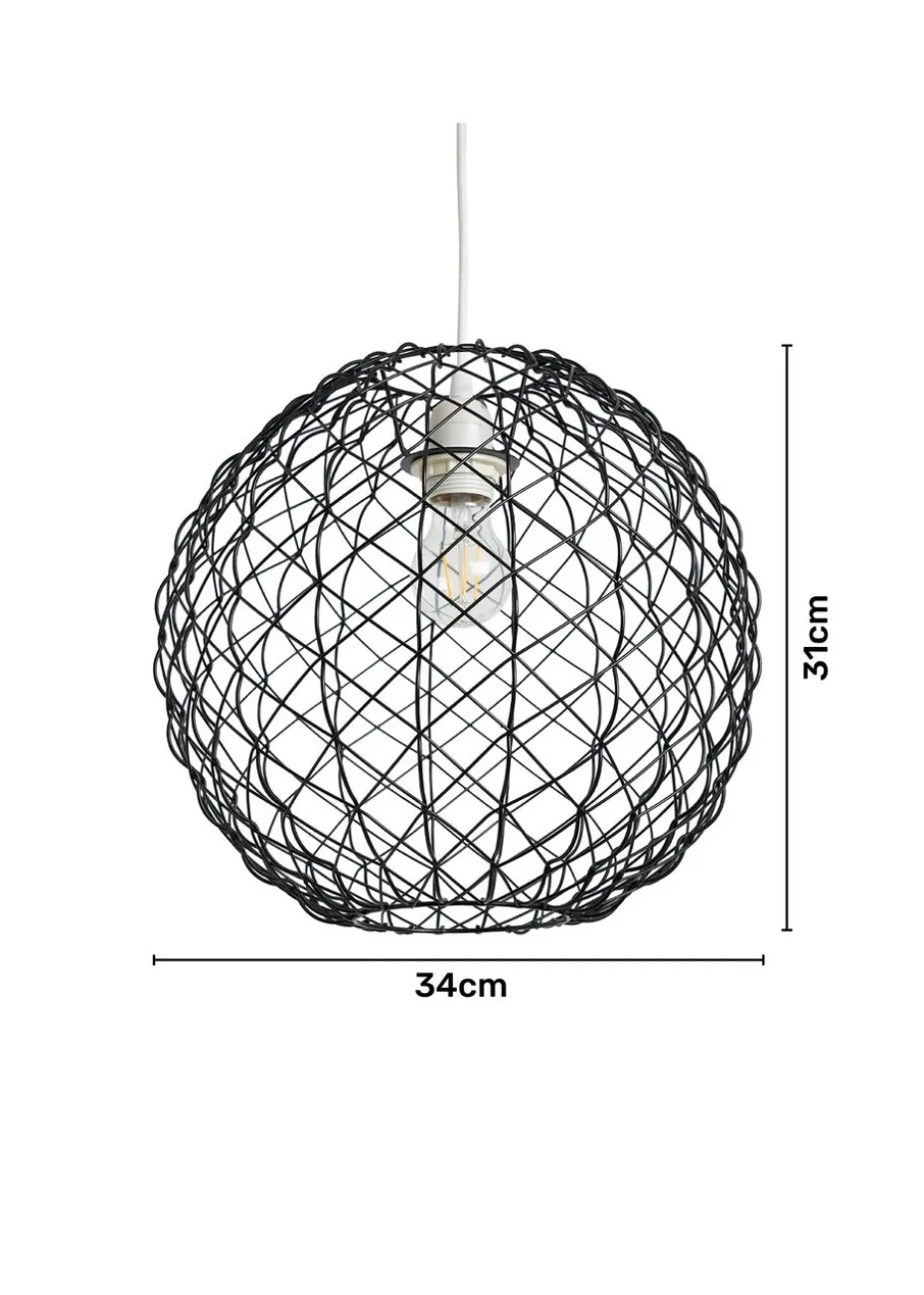 BHS Ecton Wire Ball Easyfit Black (31cm x 34cm)