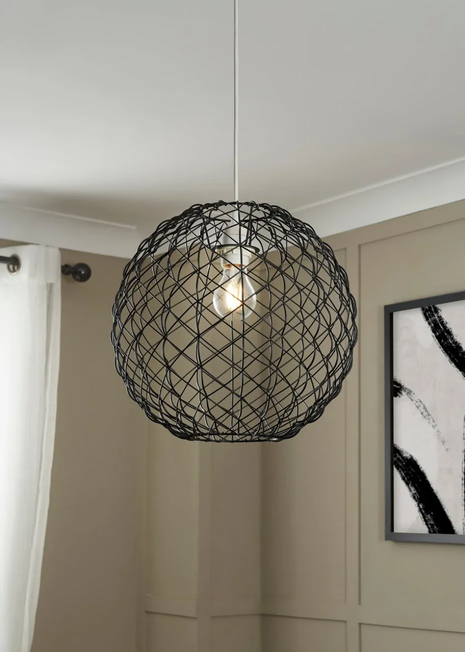 BHS Ecton Wire Ball Easyfit Black (31cm x 34cm)