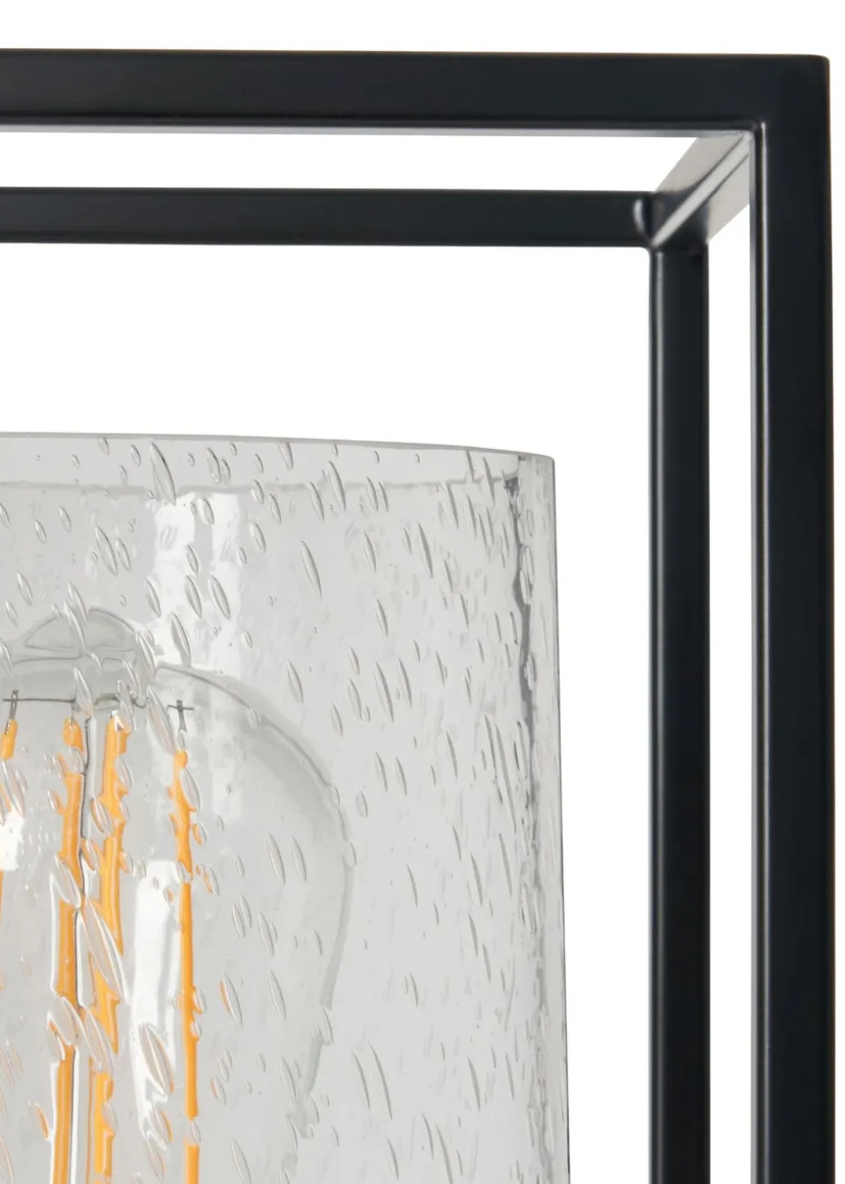 BHS Hardy Table Lamp Matt Black (27cm x 16cm)