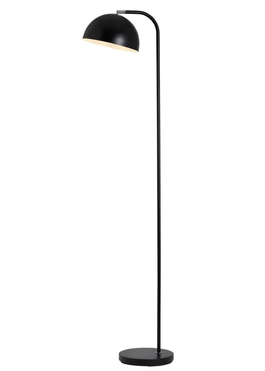 BHS Lighting Trevi Floor Lamp Black (155cm x 25cm)