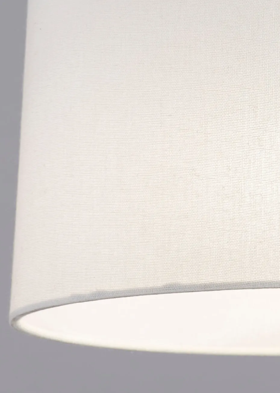 BHS Mira 25cm Linen Easyfit Shade Natural (19cm x 25cm)