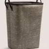 Black & Natural Laundry Rectangle ( 40x30xH55cm )