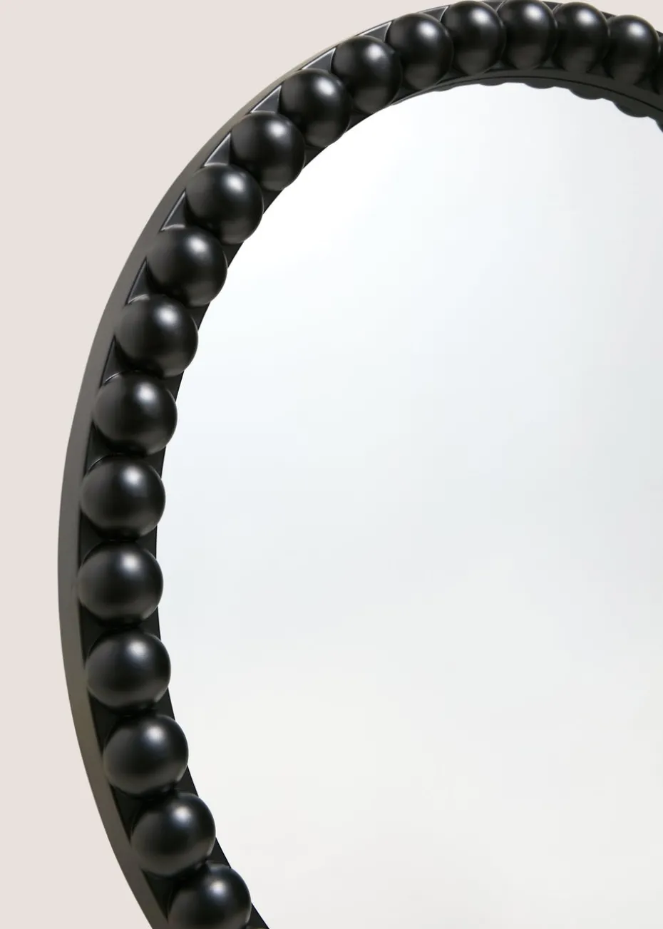 Black Bobble Pot & Plant