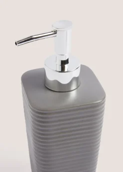 Black Ceramic Toilet Brush (20cm x 10cm x 58cm)
