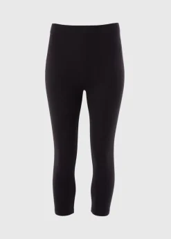 Black Cropped Leggings