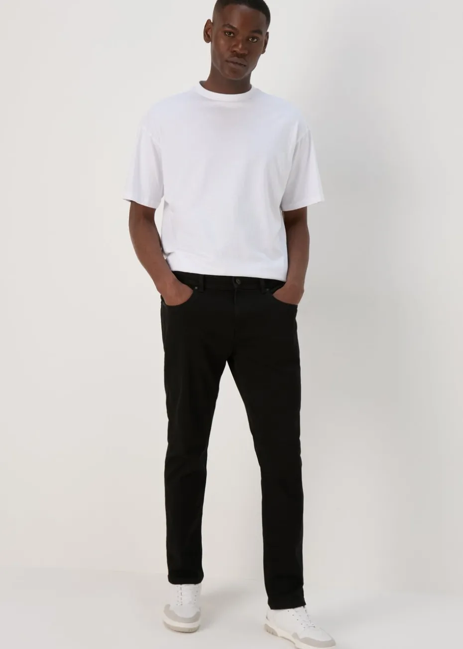 Black Denim Comfort Fit Jeans