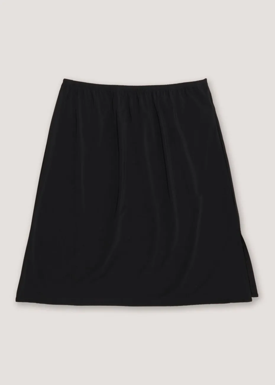 Black Half Slip
