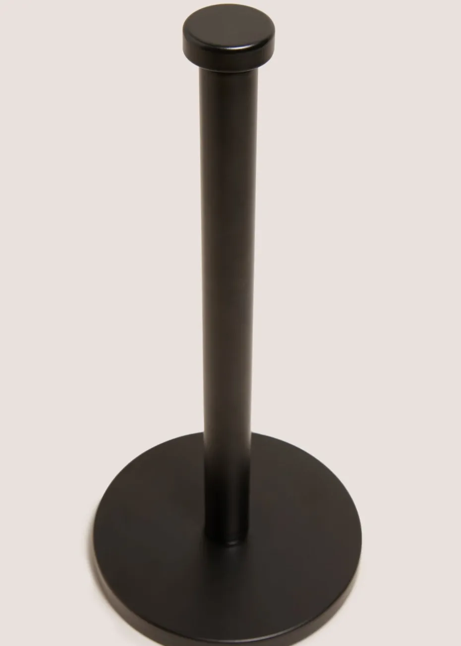 Black Kitchen Roll Holder