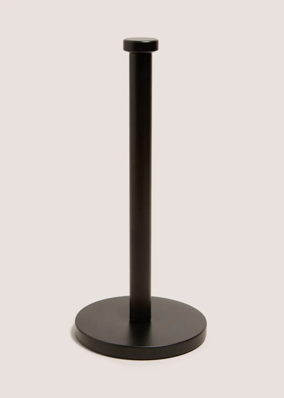 Black Kitchen Roll Holder