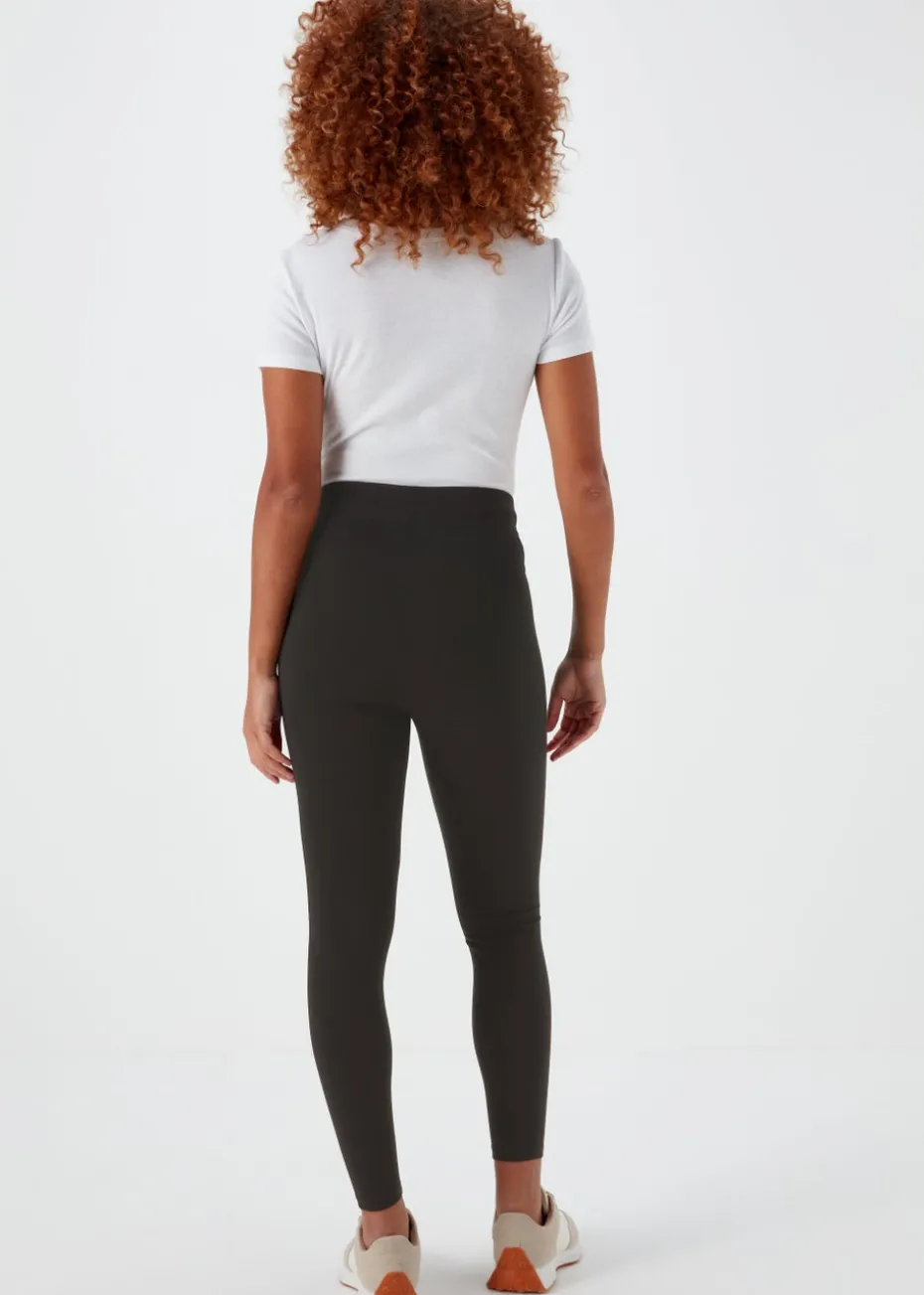 Black Ponte Leggings