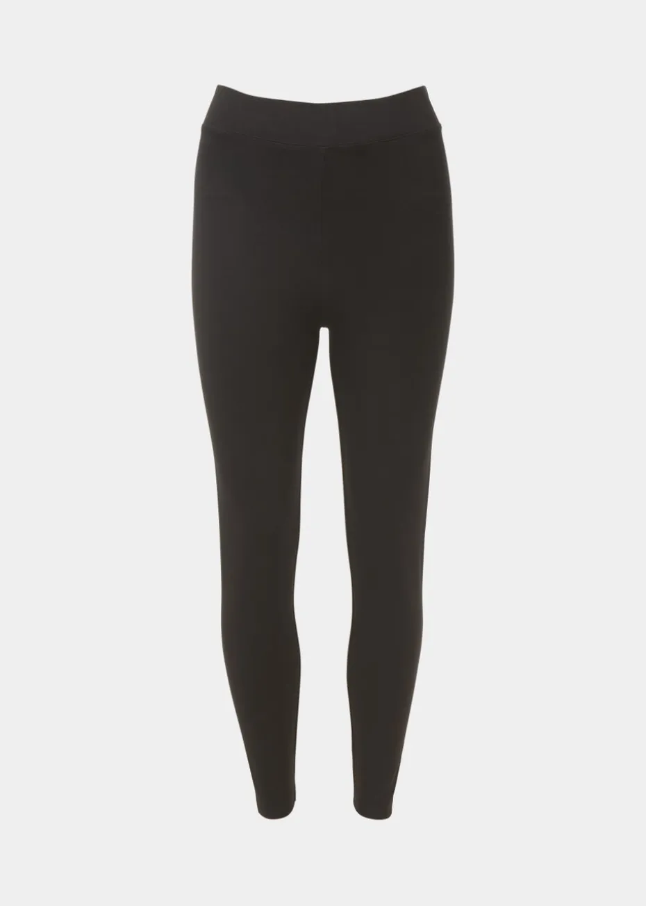 Black Ponte Leggings
