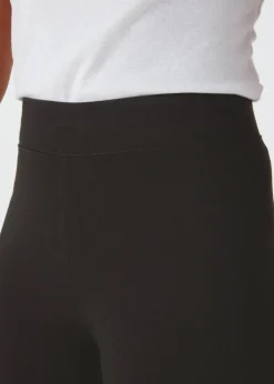 Black Ponte Leggings
