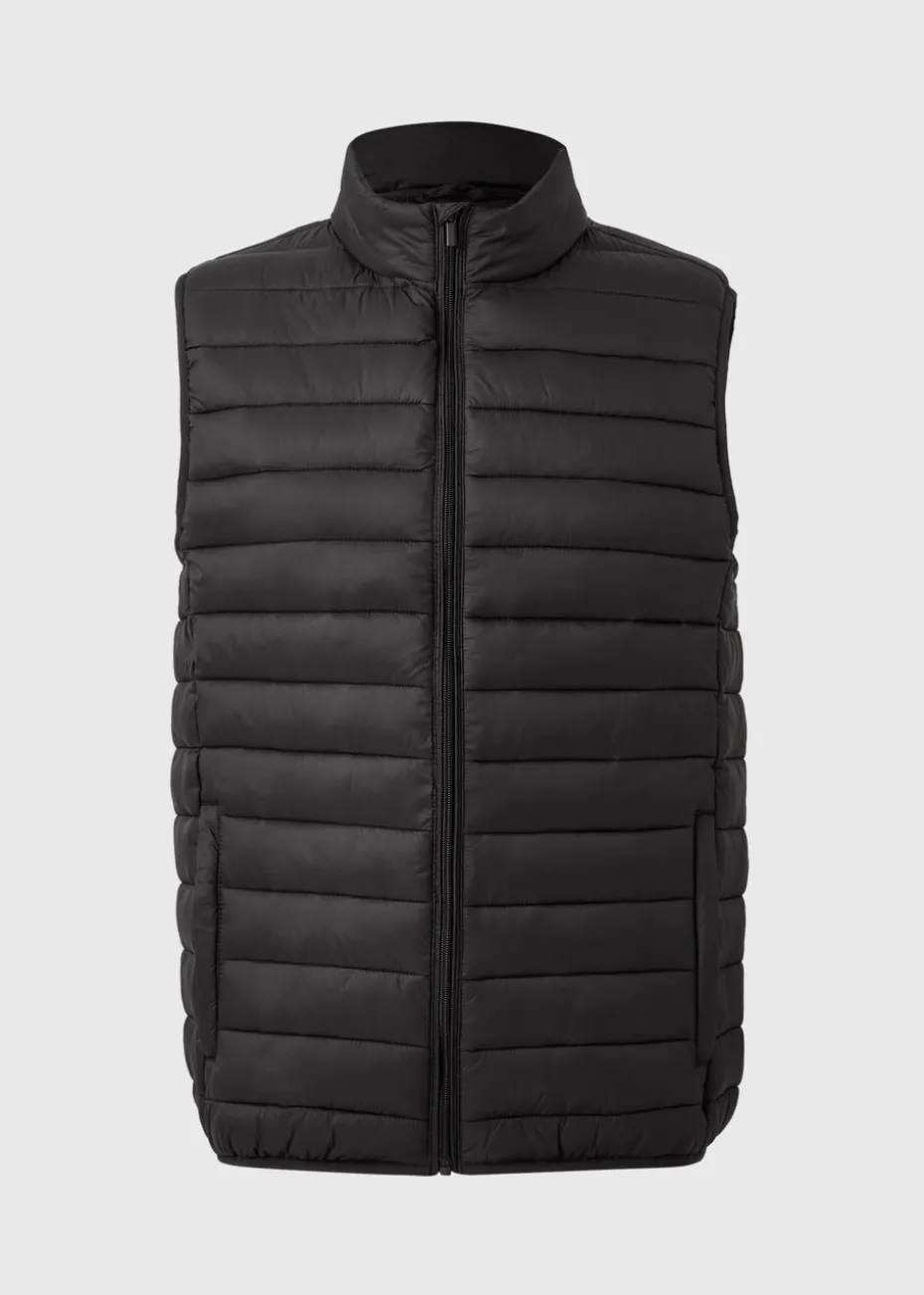Black Puffer Gilet