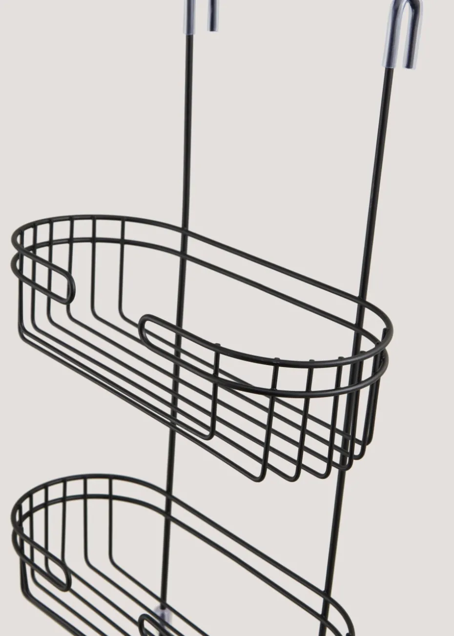 Black Slim Wire Storage Basket