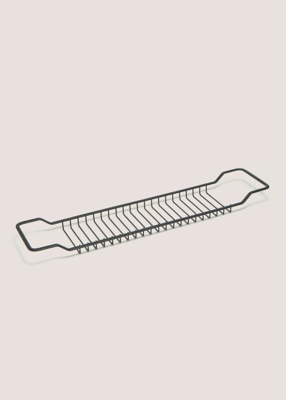 Black Slim Wire Storage Basket