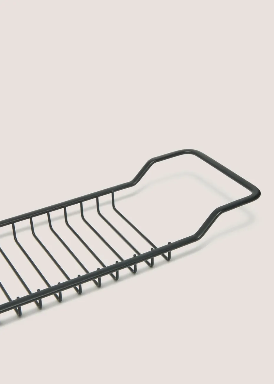 Black Slim Wire Storage Basket