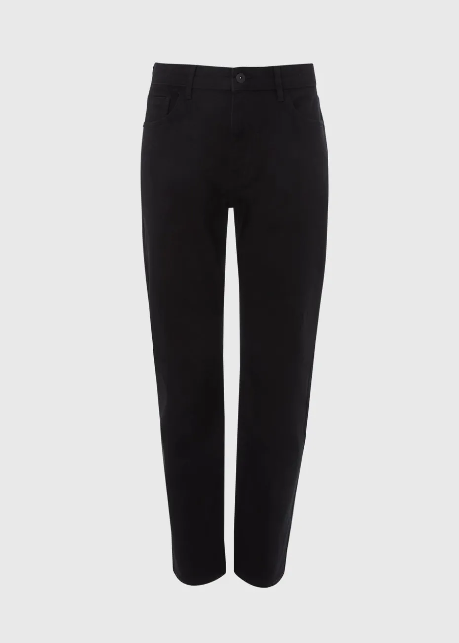 Black Straight Fit Jeans