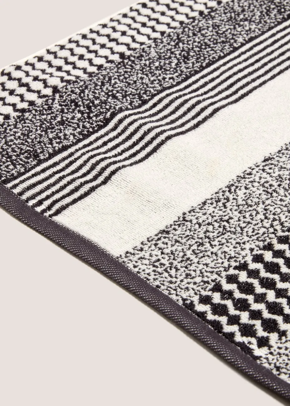Black Stripe Towel