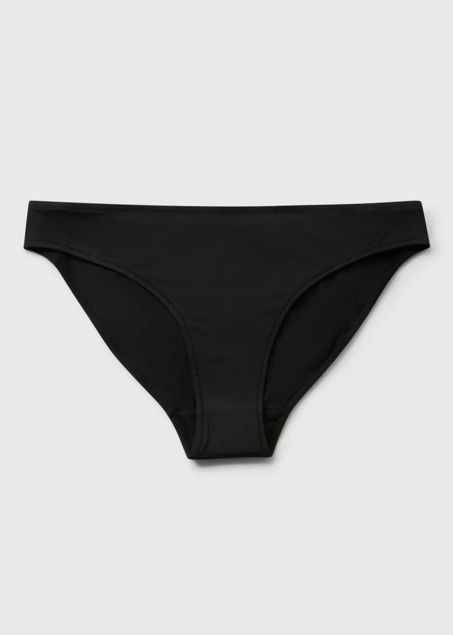 Black Twist Bikini Bottoms