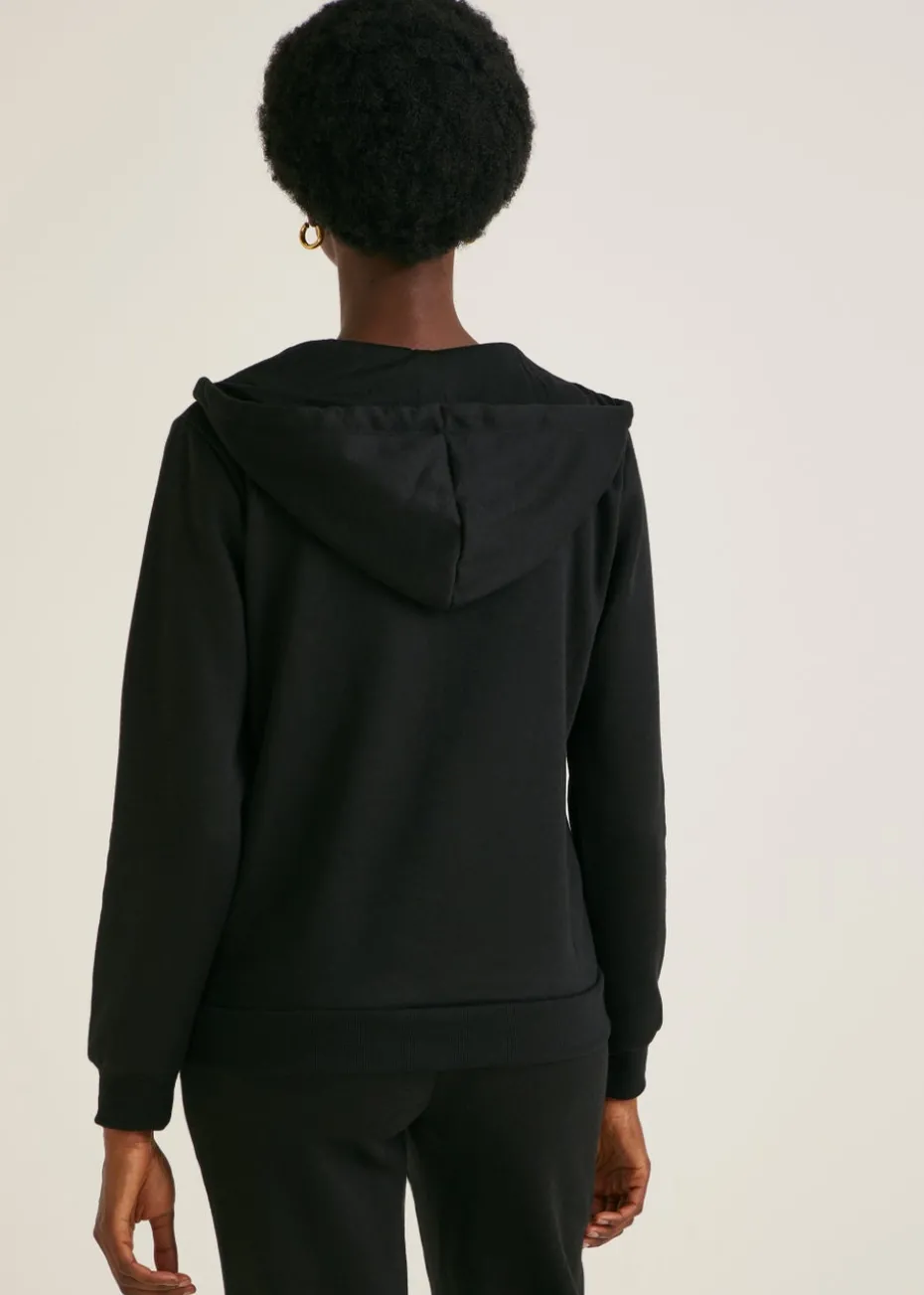 Black Zip Up Hoodie