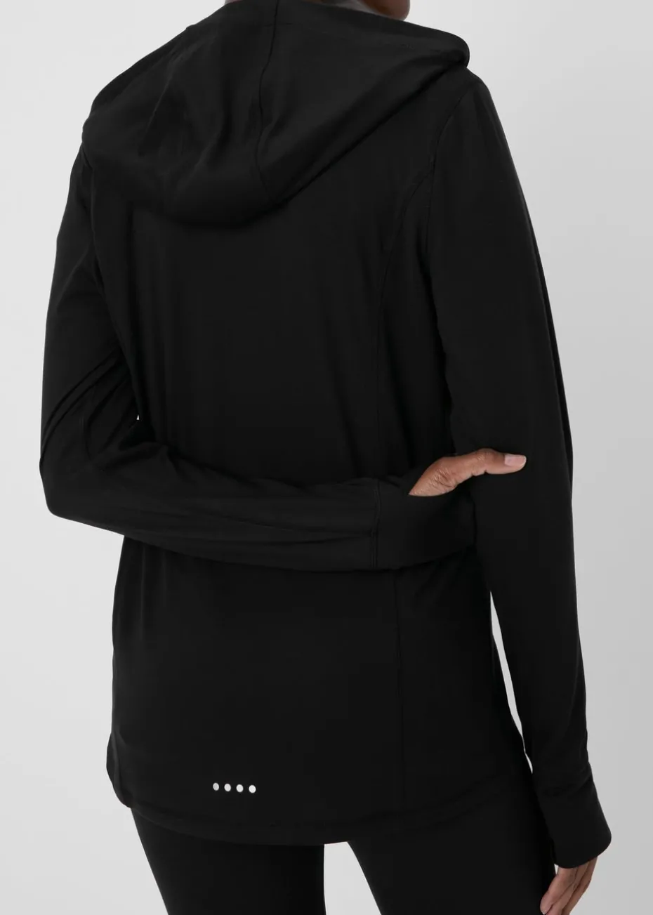 Black Zip Up Hoodie